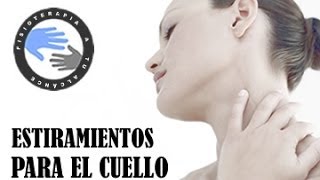 Estiramientos de cuello o cervicales [upl. by Sand]