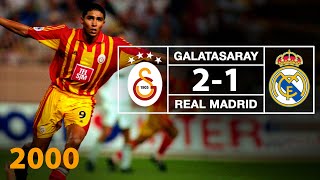 19992000 Super Cup Final Galatasaray  Real Madrid [upl. by Ahseekat]