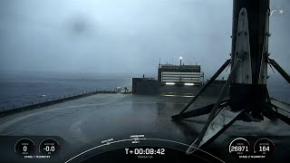 Complete Flight SpaceX Launched Turksat 6A Mission and nailed landing in the ocean spacexrocket [upl. by Eerased]