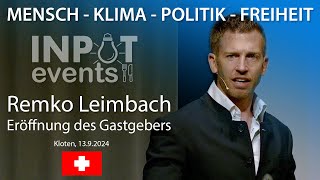 Dinner mit Input quotCO2 KLIMAPOLITIK FREIHEITquot Teil 15 Intro Remko Leimbach Aufrecht Präsident [upl. by Olgnaed17]