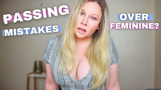 MISTAKES I MADE TRYING TO PASS  MtF trans Passing Tips  Trans Passing  How to Pass as Female [upl. by Norraa]