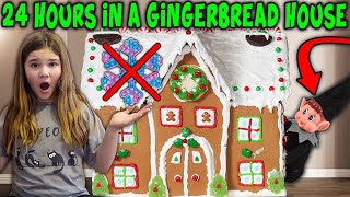 No Christmas Pop It Fidgets For 24 Hours 24 Hours In A Box Fort Gingerbread House [upl. by Lebazej479]