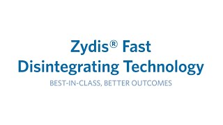 Zydis® Fast Disintegrating Technology – BestinClass for Better Outcomes [upl. by Oliana]