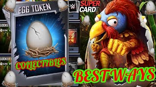 BEST WAYS TO GET UNLIMITED GOBBLEDY GOOKER EGG TOKEN COLLECTIBLES  WWE SuperCard [upl. by Trabue]