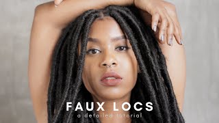 Faux Locs  Easy Tutorial [upl. by Haraj664]