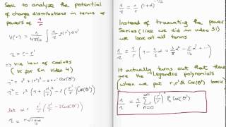 Electrostatics 33  Multipole Expansion for Electric Potential [upl. by Sucramed]