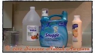 Homemade Fabric Softener  Quick Easy And Inexpensive [upl. by Isle]