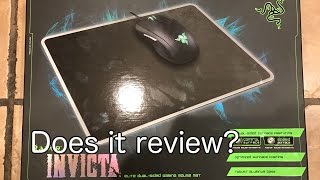 Review of the most ridiculous mouse pad ever the Razer Invicta [upl. by Ainav]