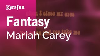 Fantasy  Mariah Carey  Karaoke Version  KaraFun [upl. by Hedwig]