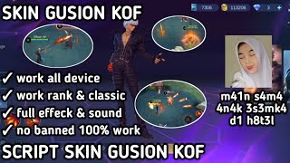 NO PW SCRIPT SKIN GUSION KOF [upl. by Lenna161]