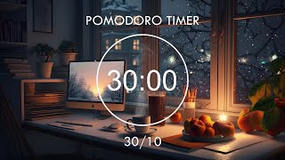 Pomodoro 3010 📚 Cozy Study Room 📚 Study with Me with Lofi Music And Bird Sounds • Focus Station [upl. by Htidirem153]