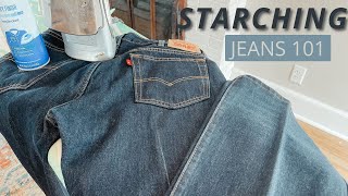 How to Starch Jeans [upl. by Otnas]