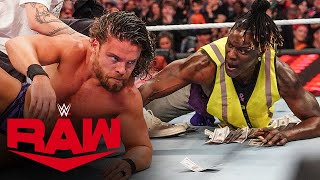 RTruth helps The Miz overcome JD McDonagh Raw highlights Feb 5 2024 [upl. by Atinat696]