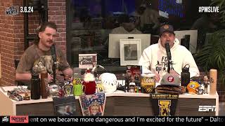 The Pat McAfee Show  Wednesday March 6th 2024 [upl. by Bortz468]