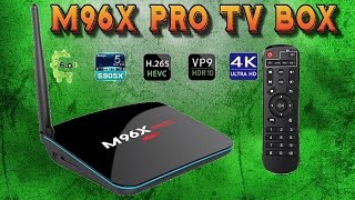 M96X Pro 4K Amlogic S905X 2GB RAM 16GB ROM Android 60 TV Box [upl. by Attiuqaj]