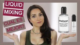 Inglot Duraline VS Mehron Liquid Mixing  Liquidos Mezcladores [upl. by Oinimreh]