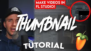 HOW TO MAKE TYPE BEAT VIDEOS  BEAT VISUALIZERS  Thumbnail amp Video Tutorial  FL Studio 20 [upl. by Kizzee]