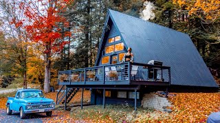 Peak Fall Foliage at Modern AFrame Cabin [upl. by Ruffin]