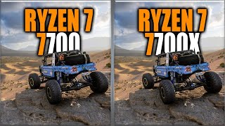 Ryzen 7 7700 vs 7700X Performance Showdown  Tested 15 Games and Applications [upl. by Ferri]