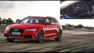 Essai Audi RS6 Performance  de 0 à 300 kmh ou presque [upl. by Radnaxela]