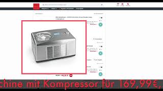 Schnäpchen des Tages 230522  MAXXMEE 150W Eismaschine mit Kompressor [upl. by Mcnamara8]