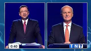 Gran debate presidencial de Canal 7 Costa Rica  Rodrigo Chaves y José María Figueres  31032022 [upl. by Trillby]