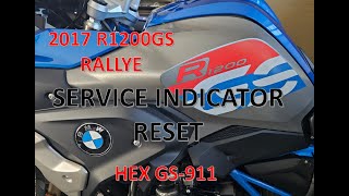 2017 R1200GS Service Indicator Reset GS911 [upl. by Ennael535]