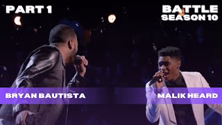 Bryan Bautista vs Malik Heard quotIts a Mans Mans Mans Worldquot The Voice Season 10 Part 12 [upl. by Birkle282]