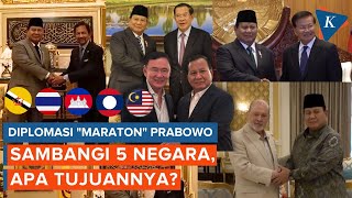 Diplomasi quotMaratonquot Prabowo Sambangi 5 Negara Apa Tujuannya [upl. by Atrebla901]