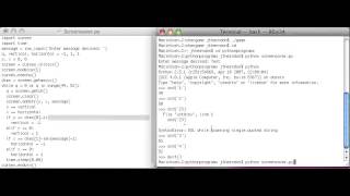 Python Curses Tutorial 8 Colors [upl. by Dunaville764]