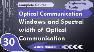 Windows amp Spectral bands of optical communication Basics Attenuation Absorption amp Optical source [upl. by Pradeep]