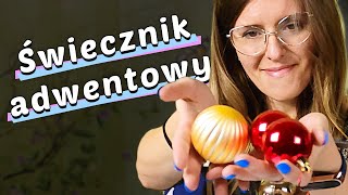 ☕ Świecznik adwentowy inny niż wszystkie 😉 DIY przy kawie 60 [upl. by Wieren]