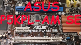 ASUS p5kpl am se Прошивка под Xeon разгон и тестирование [upl. by Idisahc]