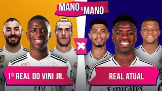 REAL MADRID DA ESTREIA DE VINI JR X REAL MADRID ATUAL QUEM É MELHOR  MANO A MANO [upl. by Pufahl757]