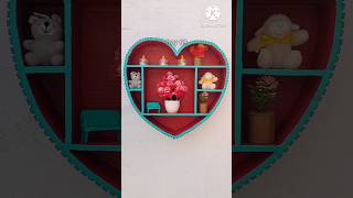 Craft Challenge Day 69  Cardboard Wall Hanging Craft Ideas  Best out of waste  shorts viral [upl. by Ymirej]