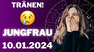 JUNGFRAU ♍️😢DU WIRST WEINEN 😭 Horoskop  10Januar 2024 jungfrau tarot [upl. by Carny]