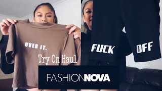 Fashion Nova Try On Haul  Carly Sarah [upl. by Yleme38]