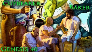 Joseph interprets the Cupbearer and the Baker dreams  Genesis 40  Egypt  Pharaoh  Prison [upl. by Hallee445]