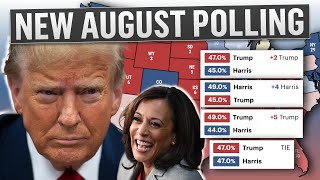 Kamala Harris Gains in Georgia amp Wisconsin in Early August Polls [upl. by Arondel]