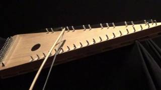 quotThe Irish Washerwomanquot on Bowed Psaltery with 1 bow [upl. by Mellar207]