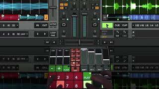 Thrashy  TouchOSC  Traktor  Cue Point and Effect Triggering [upl. by Bonnell692]