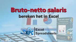 Bruto netto salaris berekenen in Excel ✅ [upl. by Aitsirk]