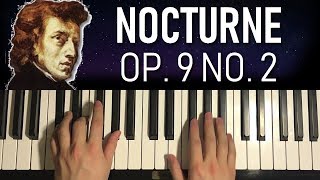 Chopin  Nocturne Op9 No2 Piano Tutorial Lesson [upl. by Dukey718]