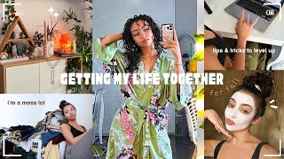 GETTING MY LIFE TOGETHER  fall reset vlog  tips for selfcare amp organization [upl. by Llemar]