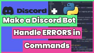 Handle errors in discordpy 2 commands for your discord bot [upl. by Olwena]