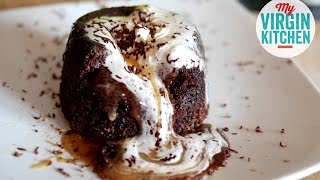 SALTED CARAMEL LAVA CAKE RECIPE [upl. by Feeley404]