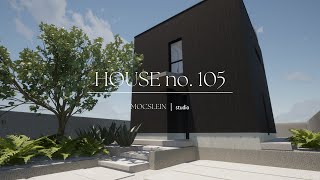 Small Built Footprint Area House Design with Yakisugi Facade  House no 105 [upl. by Bellda]