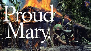 CCR  Proud Mary  Vietnam War Music Video [upl. by Monaco]