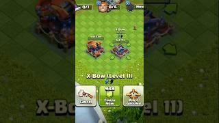 Supercharge ScatteRShot  XBow clashofclans newupdate coc gaming [upl. by Corella]