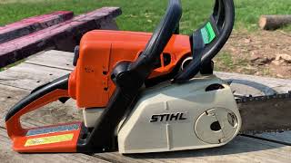 Stihl MS210C oiling problem [upl. by Deny]